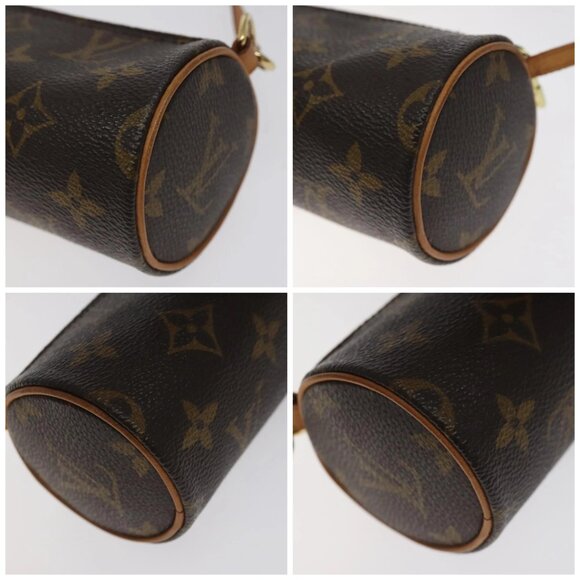 LOUIS VUITTON Monogram Papillon Pouch LV Auth - Picture 16 of 16